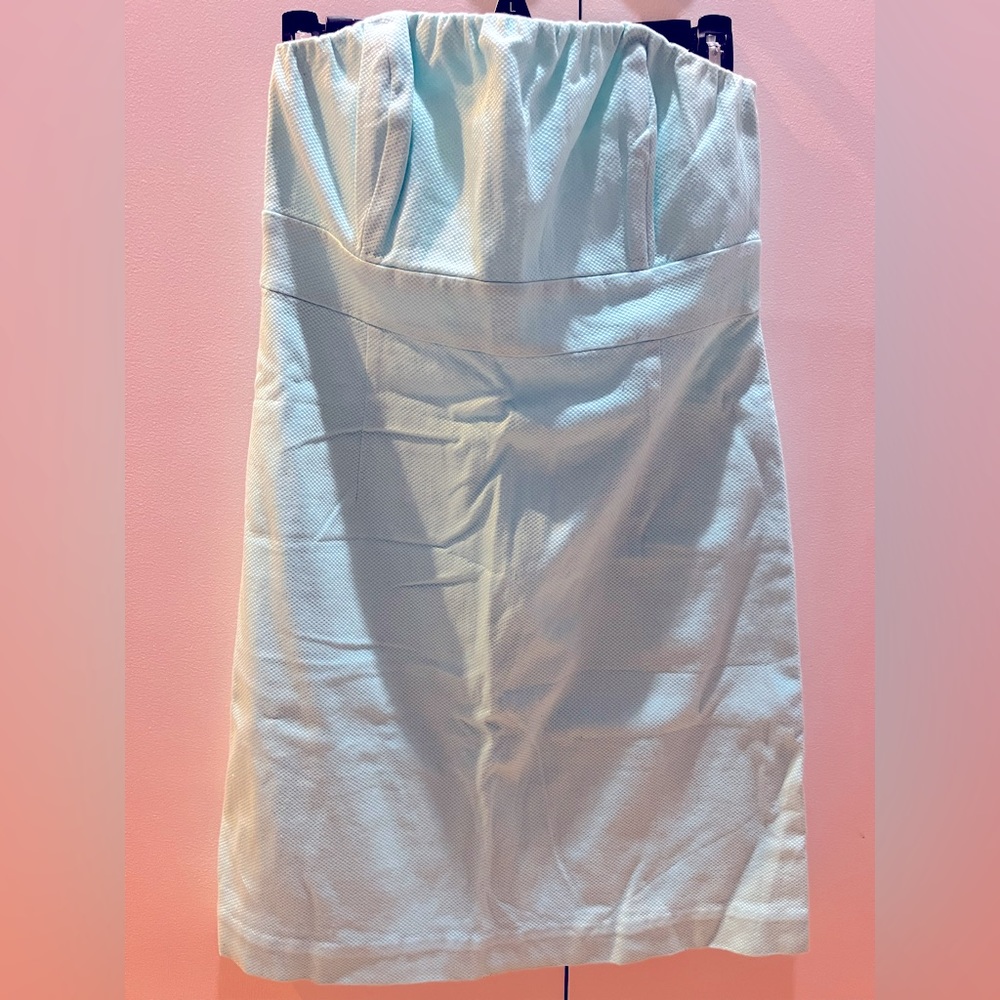 Vineyard Vines Strapless Blue Dress in Size 4